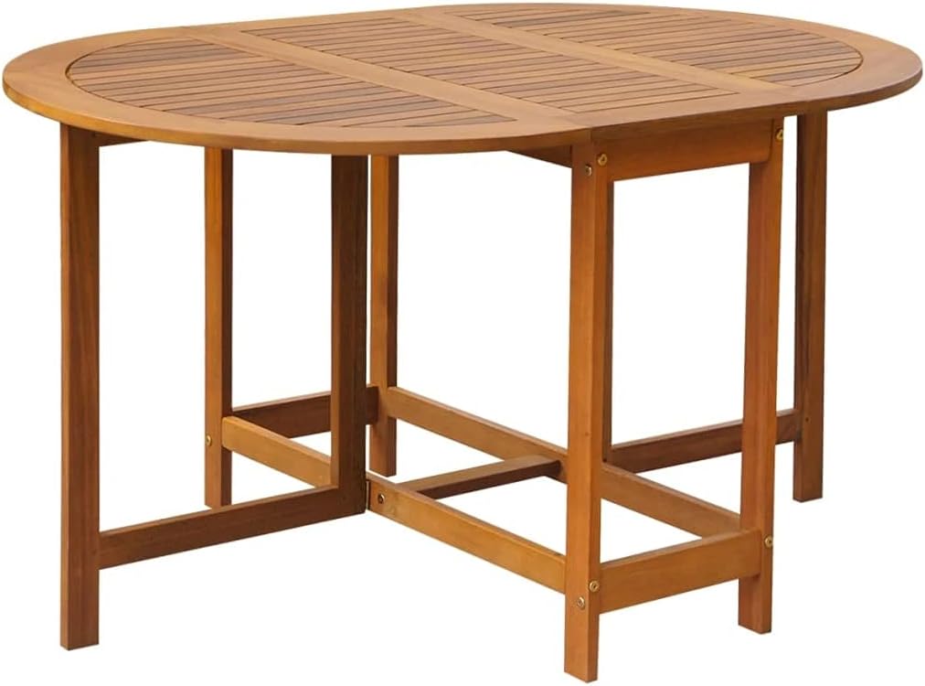 5 Piece Solid Acacia Wood Folding Outdoor Dining Set J8293