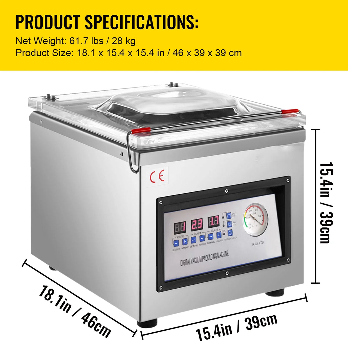 Chamber Vacuum Sealer 320mm 110v Q464118