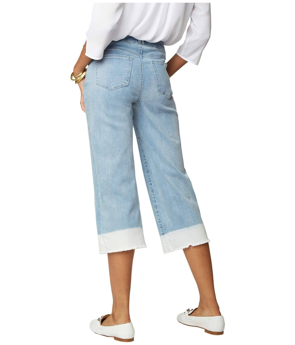 Wide Leg Capri Jean E41579