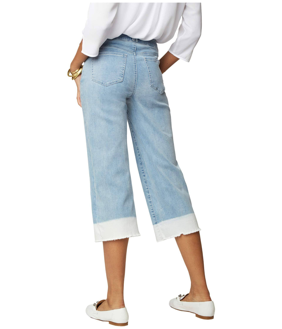 Wide Leg Capri Jean E41579