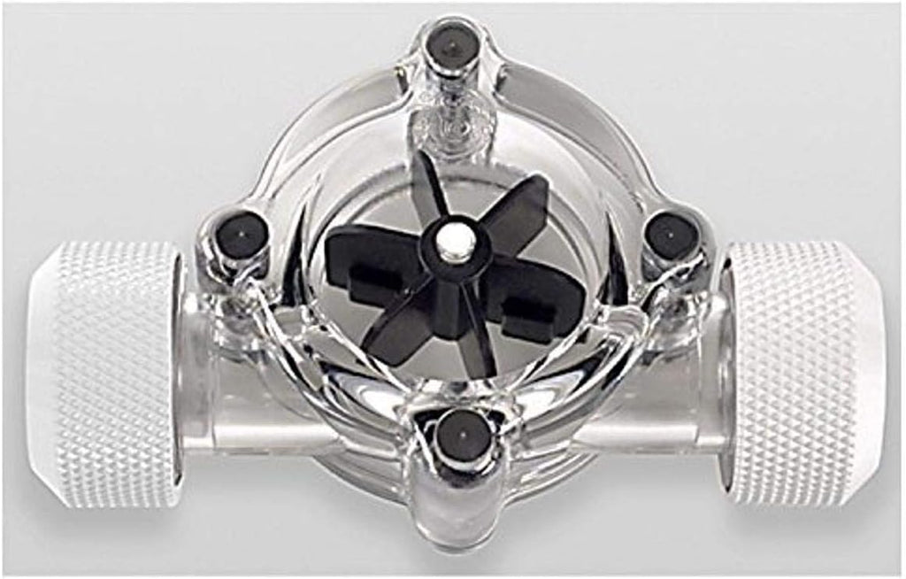 G1/4 Flow Indicator Clear Main Body Black Blade White S448