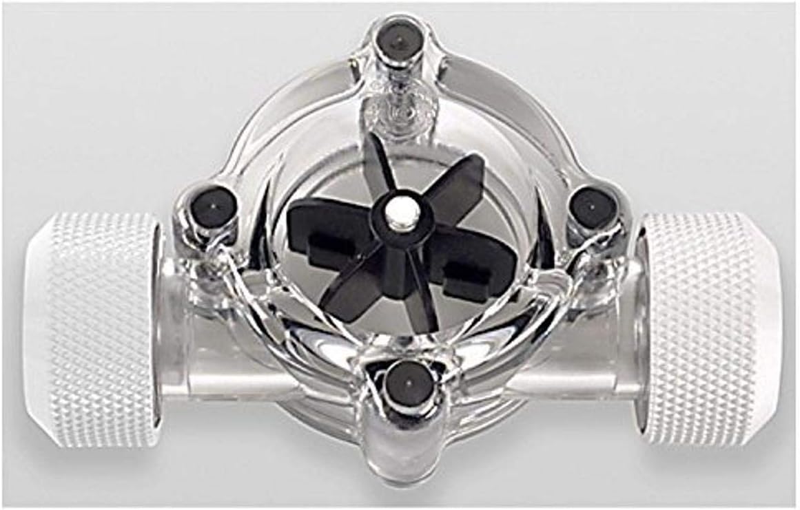 G1/4 Flow Indicator Clear Main Body Black Blade White S448
