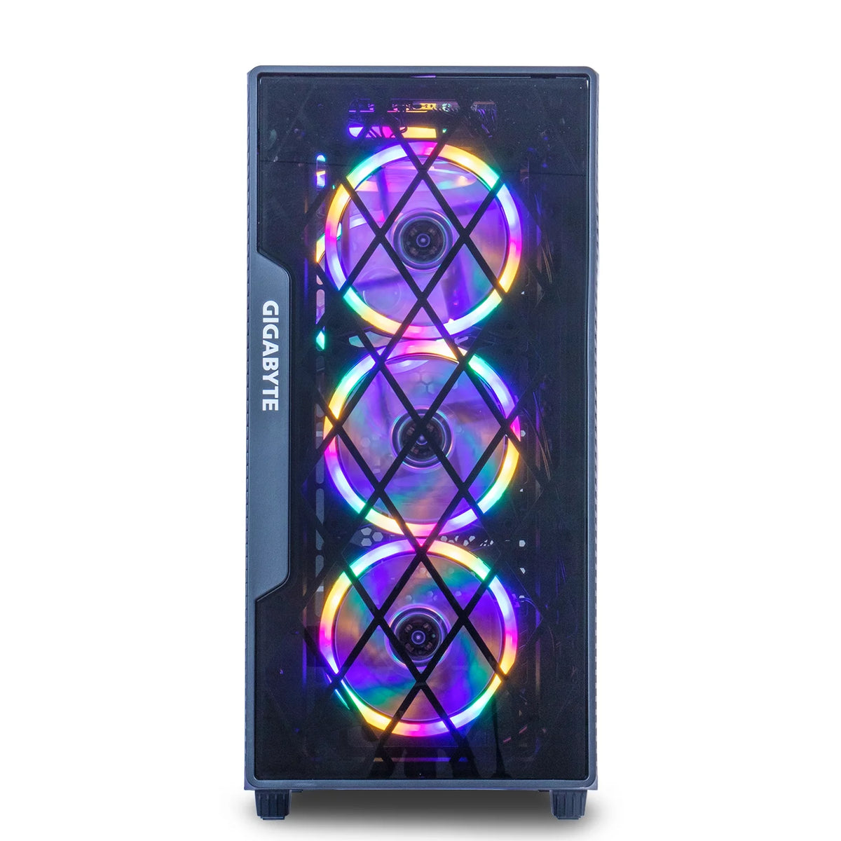 Gaming PC Desktop Computer, AMD Ryzen 5 4500 3.6GHz, RX6600, 16GB DDR4, 500GB NVME SSD, 6 RGB Fans S56590