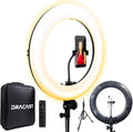 18 Dimmable Bi-Color LED Ring Light Kit with Light Stand I6176