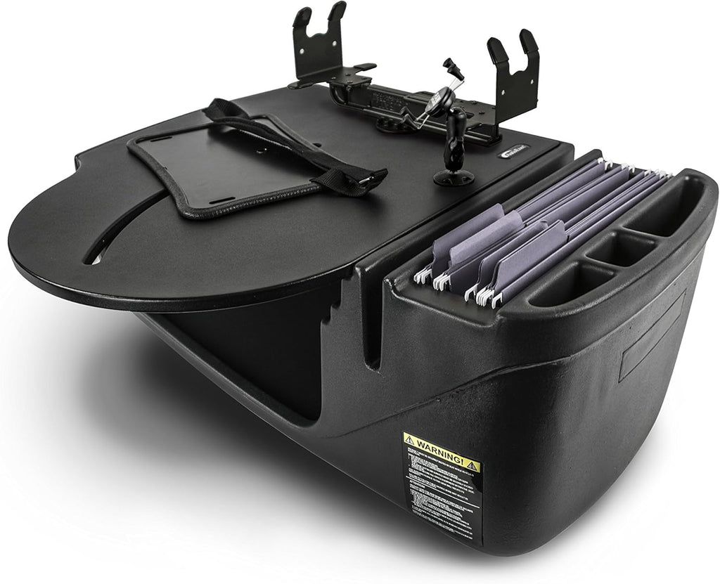 Car Desk with Power Inverter, Phone Mount and Printer Stand D35584