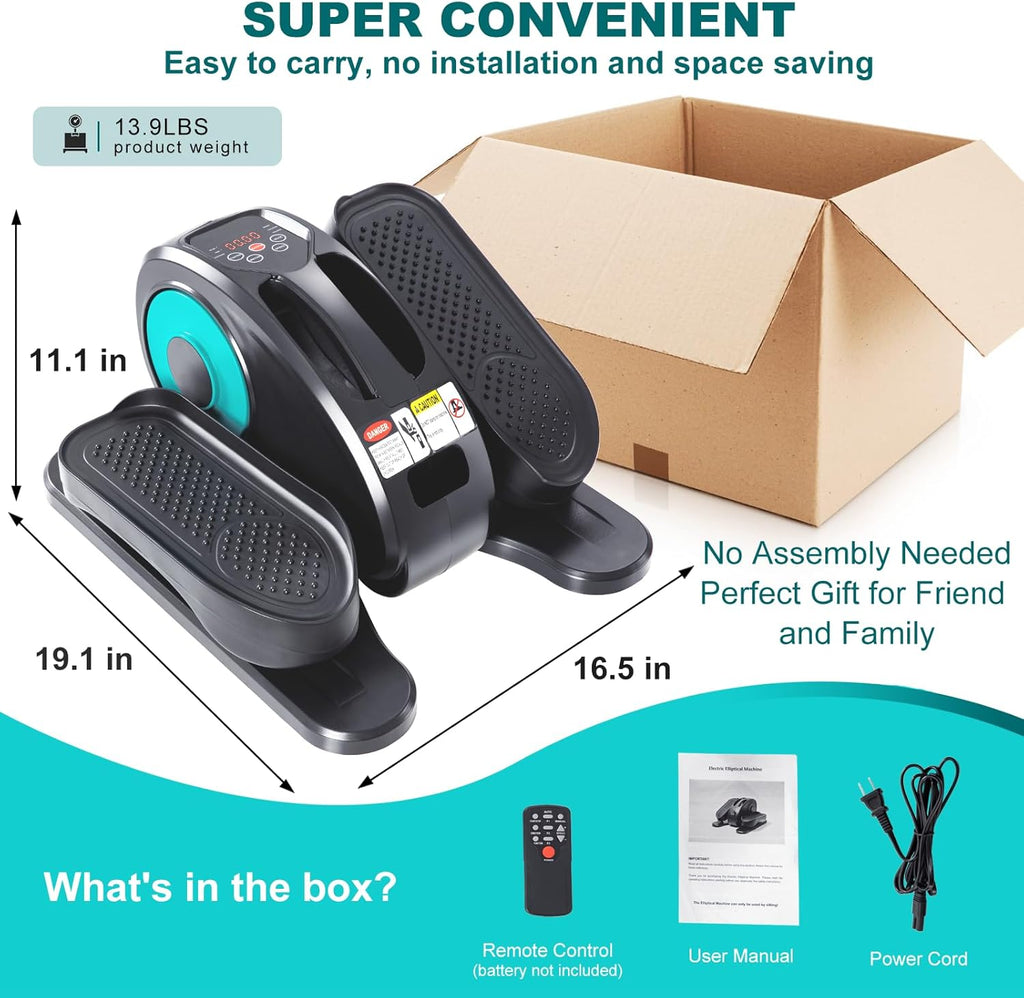 Electric Seated Pedal Exerciser with LCD Monitor and Remote Control P941