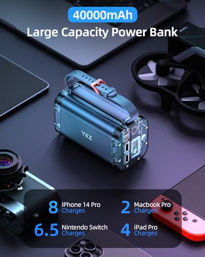 100W 40000mAh Portable Power Bank with Digital Display Z8102