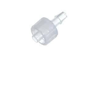 Male Luer Lock to Hosebarb Adapter, Polycarbonate, Straight, 1/4x22 ID; 25/pk J9291