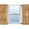 Rough Sawn Western Red Cedar Board-n-Batten Shutters N688