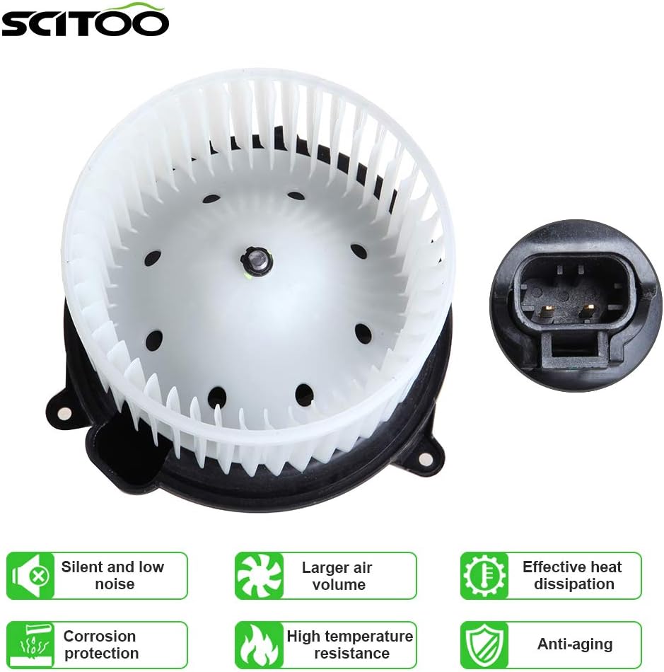 ABS Plastic Heater Blower Motor with Fan, Pack of 2 B213267