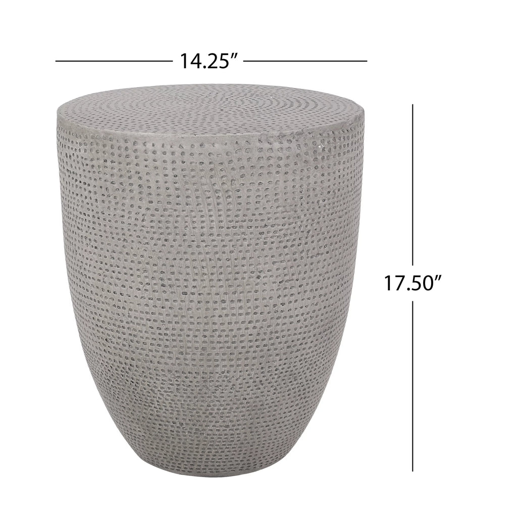 Lightweight Concrete Outdoor Side Table Q804
