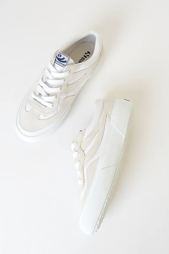 White Multi Colorblock Sneakers F1749