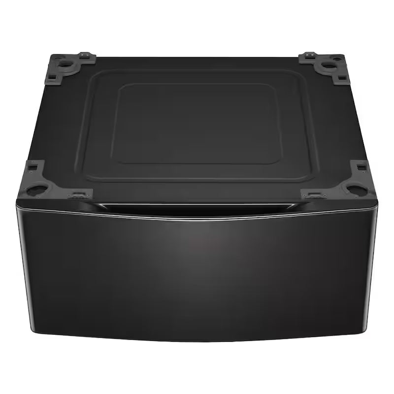 29 in. Laundry Pedestal with Storage Drawer in Black Steel L960