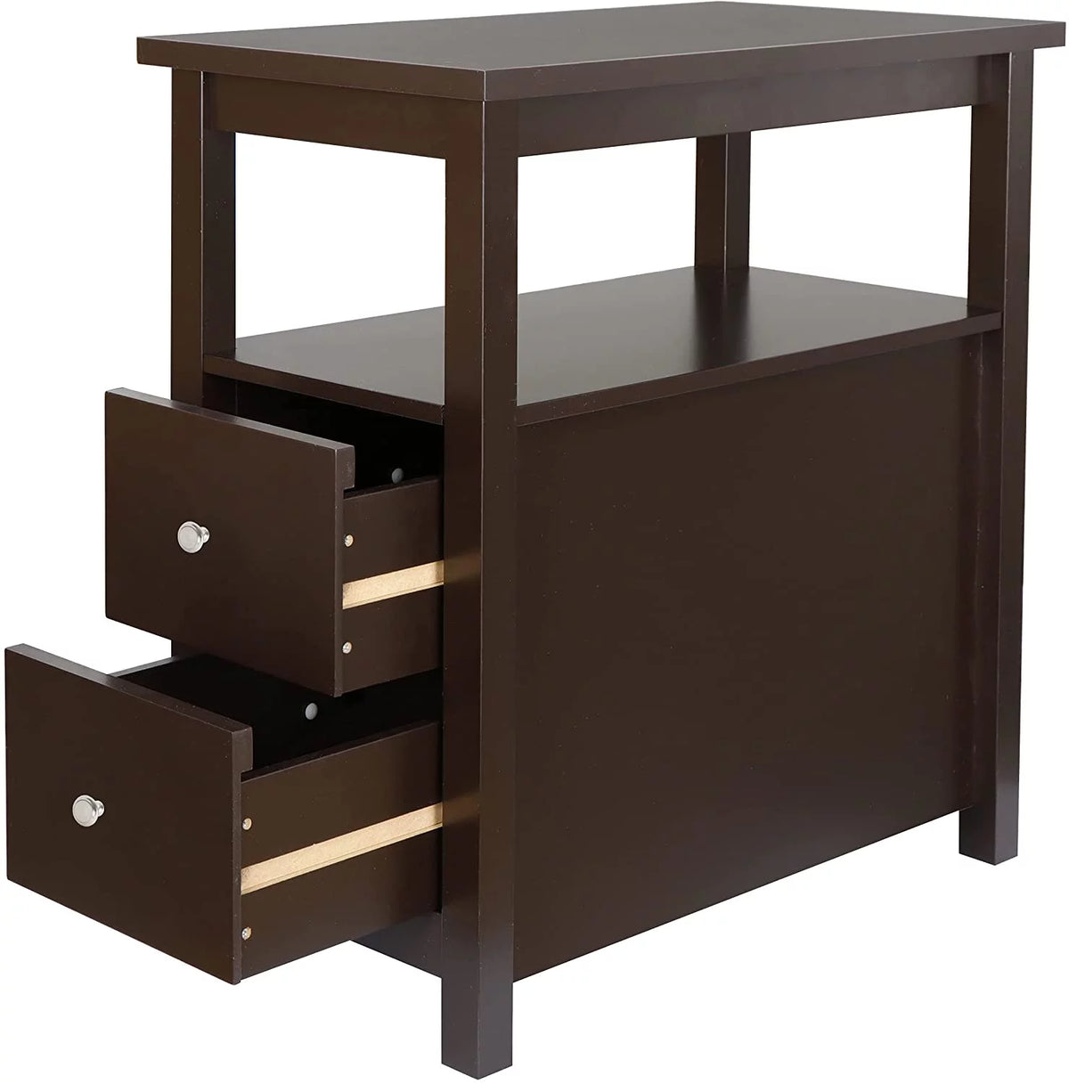 Side End Table Set of 2 Narrow T157