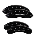 4 Caliper Covers Black Finish Silver CH T34168