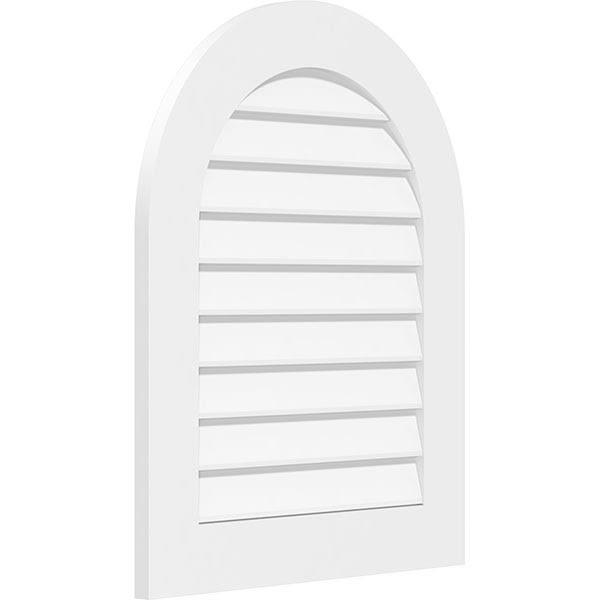 Round Top Surface Mount PVC Gable Vent C6082