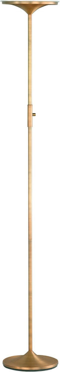 Antique Brass LED Torchiere Z2971
