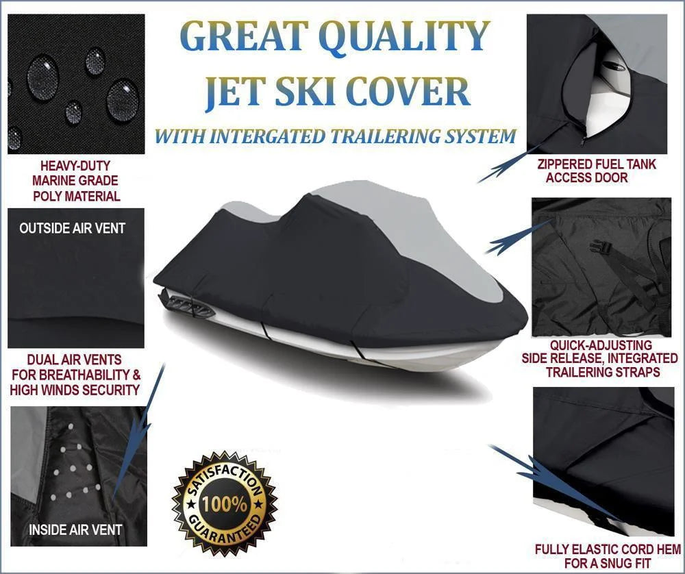 Trailerable 2 Seater PWC Jet Ski Cover J2897