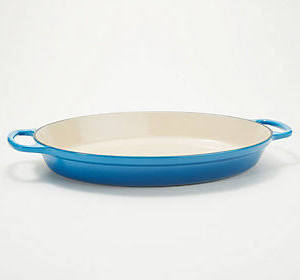 Flame Cast-Iron 3-qt Oval Baker G47803