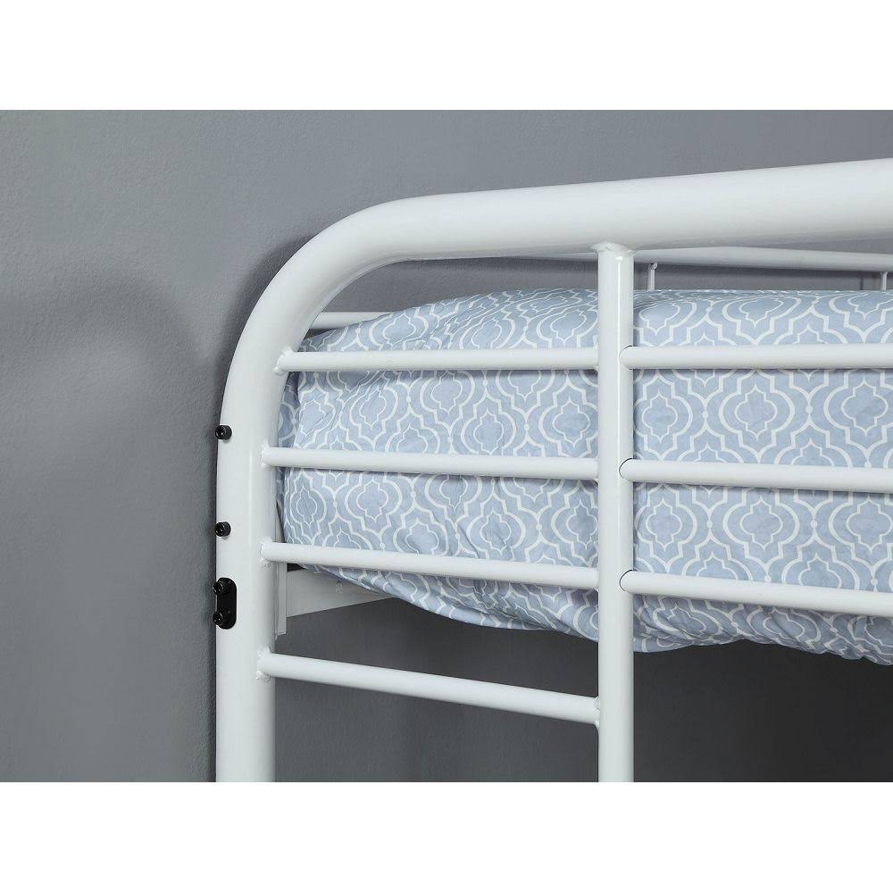 White Full Over Full Bunk Bed N26823