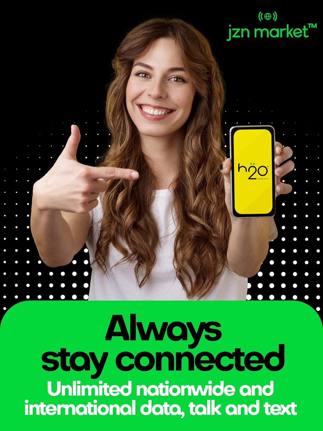 H2O Wireless SIM Card $30 Plan Preloaded Triple-Cut SIM with Unlimited Data and 6GB High-Speed 4G LTE/5G Data Coverage (120-Day Plan) I936