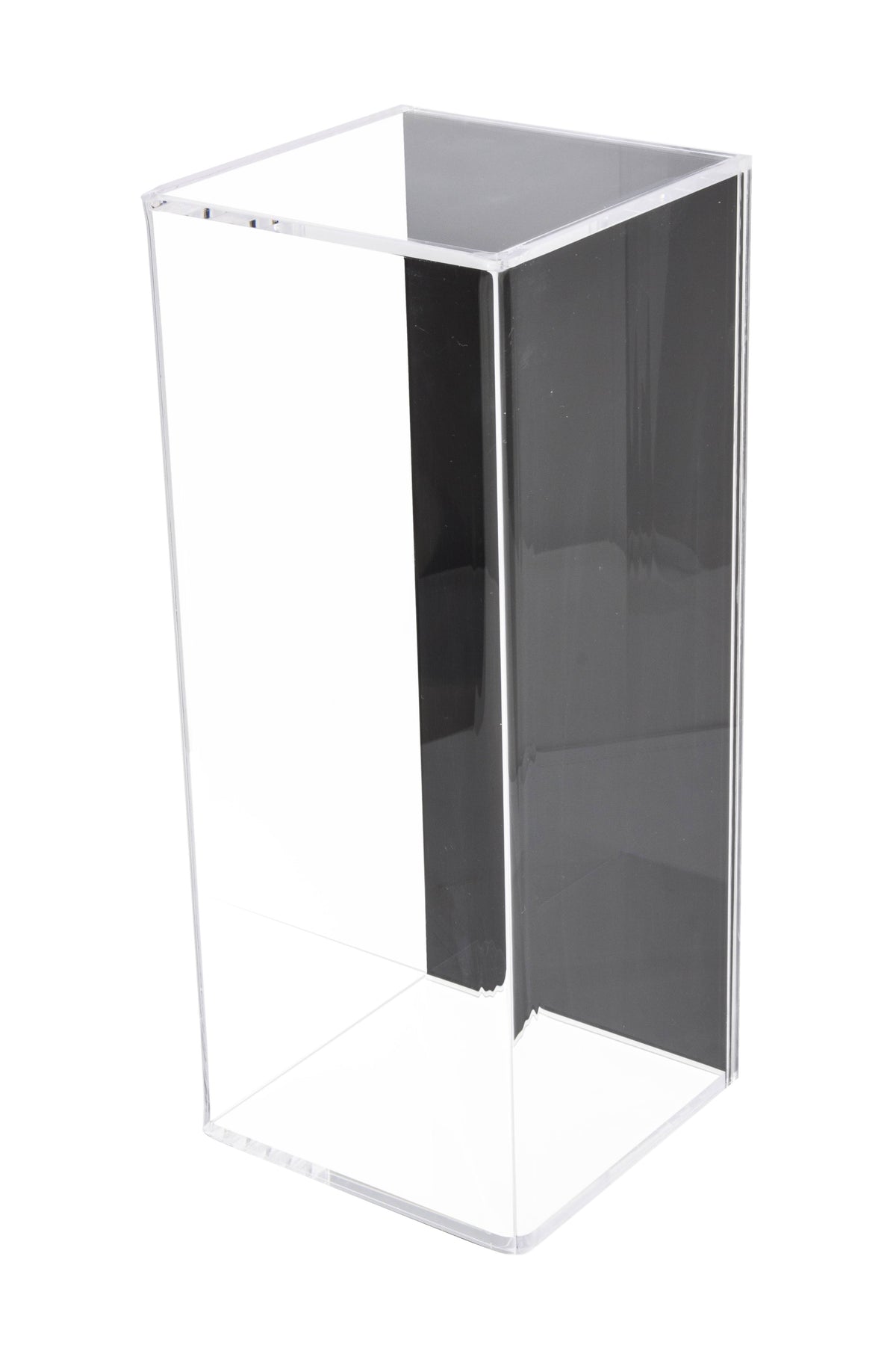 Acrylic Display Case with Black Back and Wall Mount 5.5 x 5.5 x 13.25 H2550