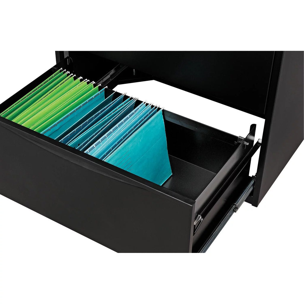 Black 5 Drawer Lateral File Cabinet W589558