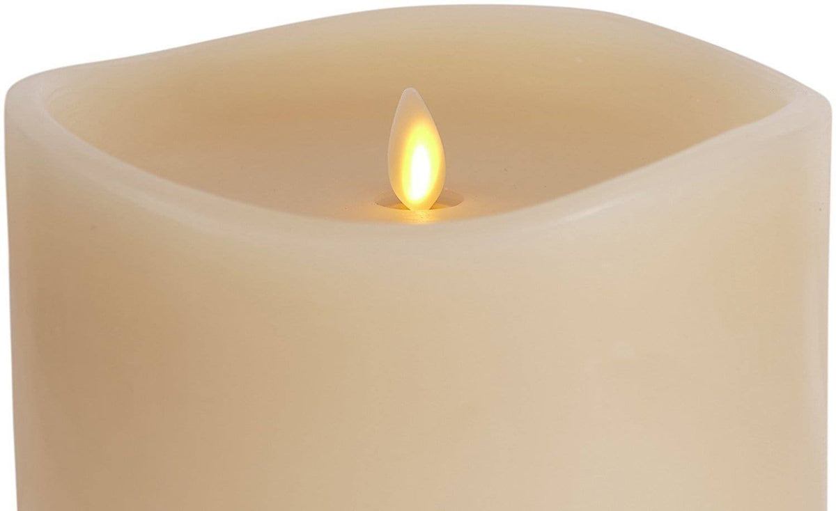 Large Ivory Flameless Candle P160225