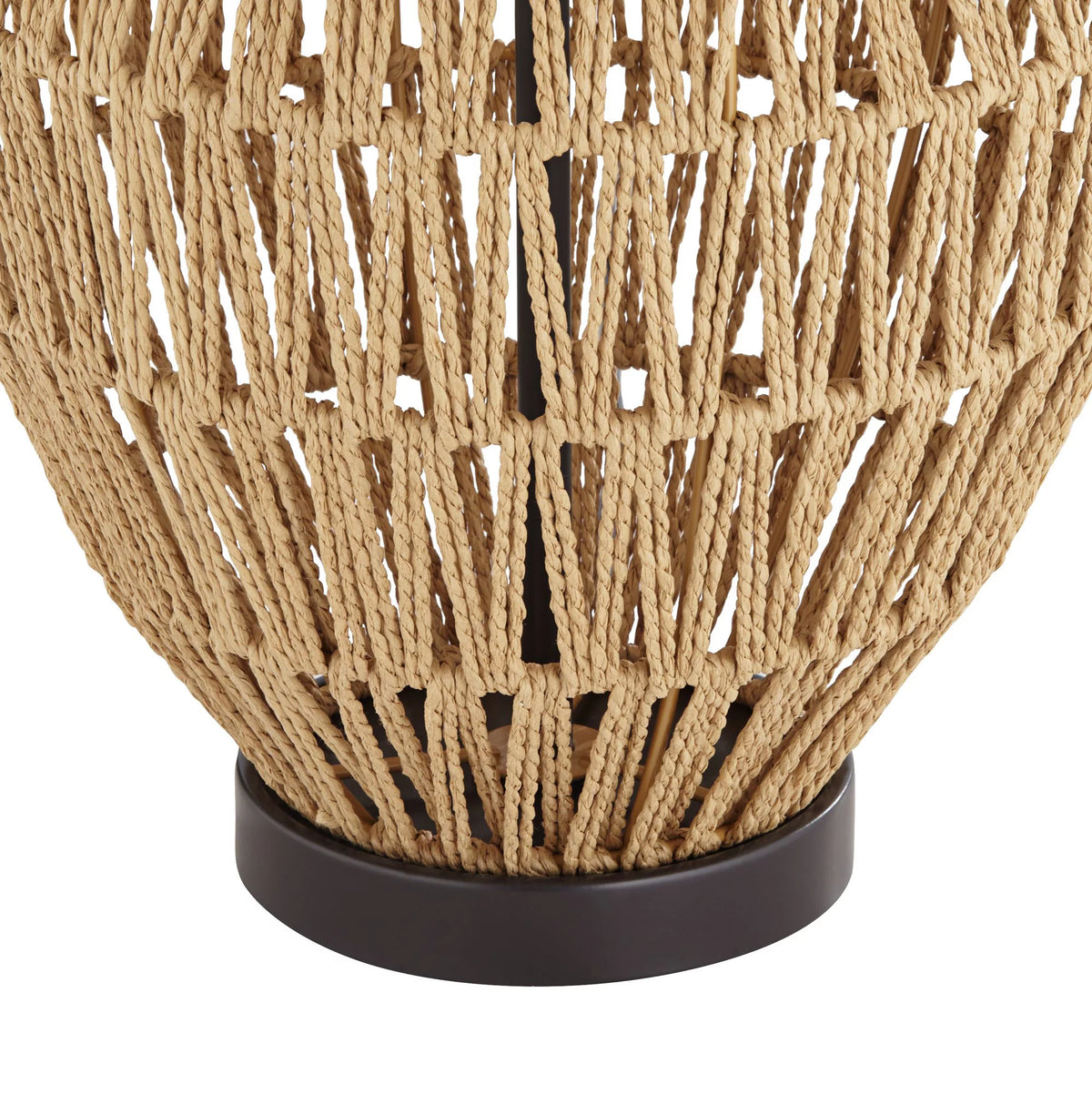 Modern Coastal Table Lamp 27" Tall Natural Wicker S85022