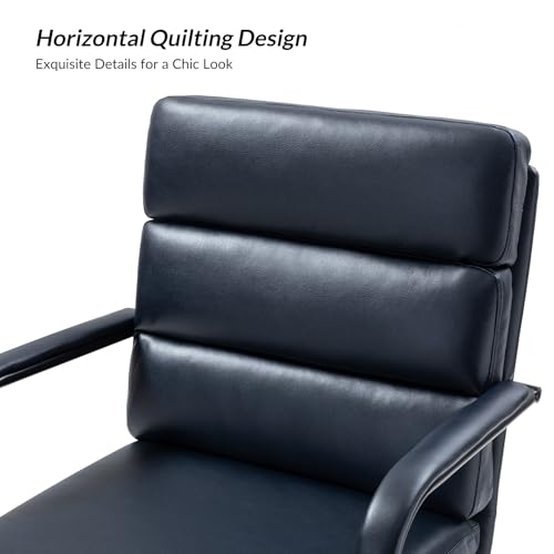 Faux Leather Office Chair with Wheels U93360