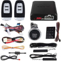 Smart Key PKE Car Alarm System Passive Keyless Entry Auto Start Engine Start Stop Button Touch Password Keypad J957543