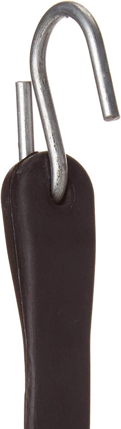 Pack of 50 41 inch Rubber Bungee Cords with Metal S Hooks L8720
