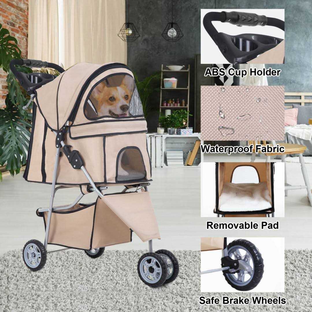 Pet Stroller Folding Carrier Z737221
