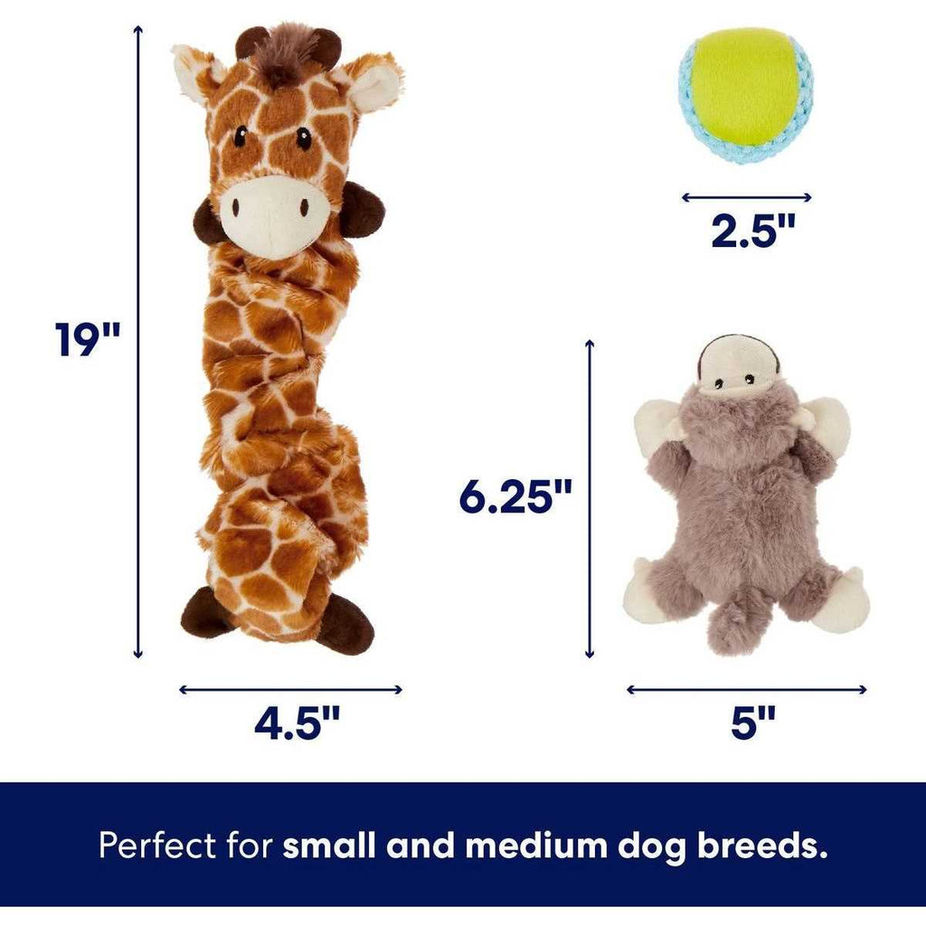 Plush & Rope Dog Toy Variety Pack I1898
