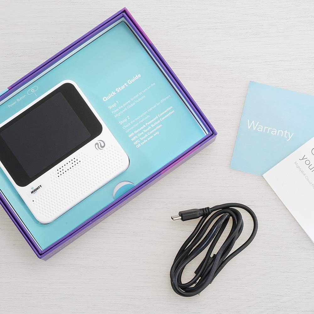 Mobile Wi-Fi Hotspot Device High Speed Portable Router US 100 GB or Global 3 GB for 30 Days, No SIM-Card, Pocket W114549