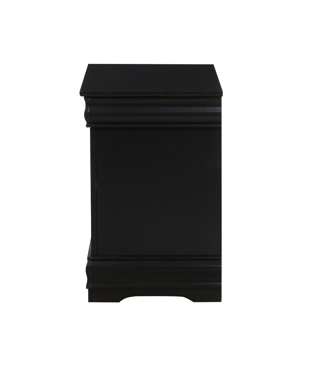 Vintage Wood Nightstand with Drawers B543172