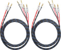 Bi-Wire Speaker Cable with Banana Plugs, 1pair Set (3M) K764664