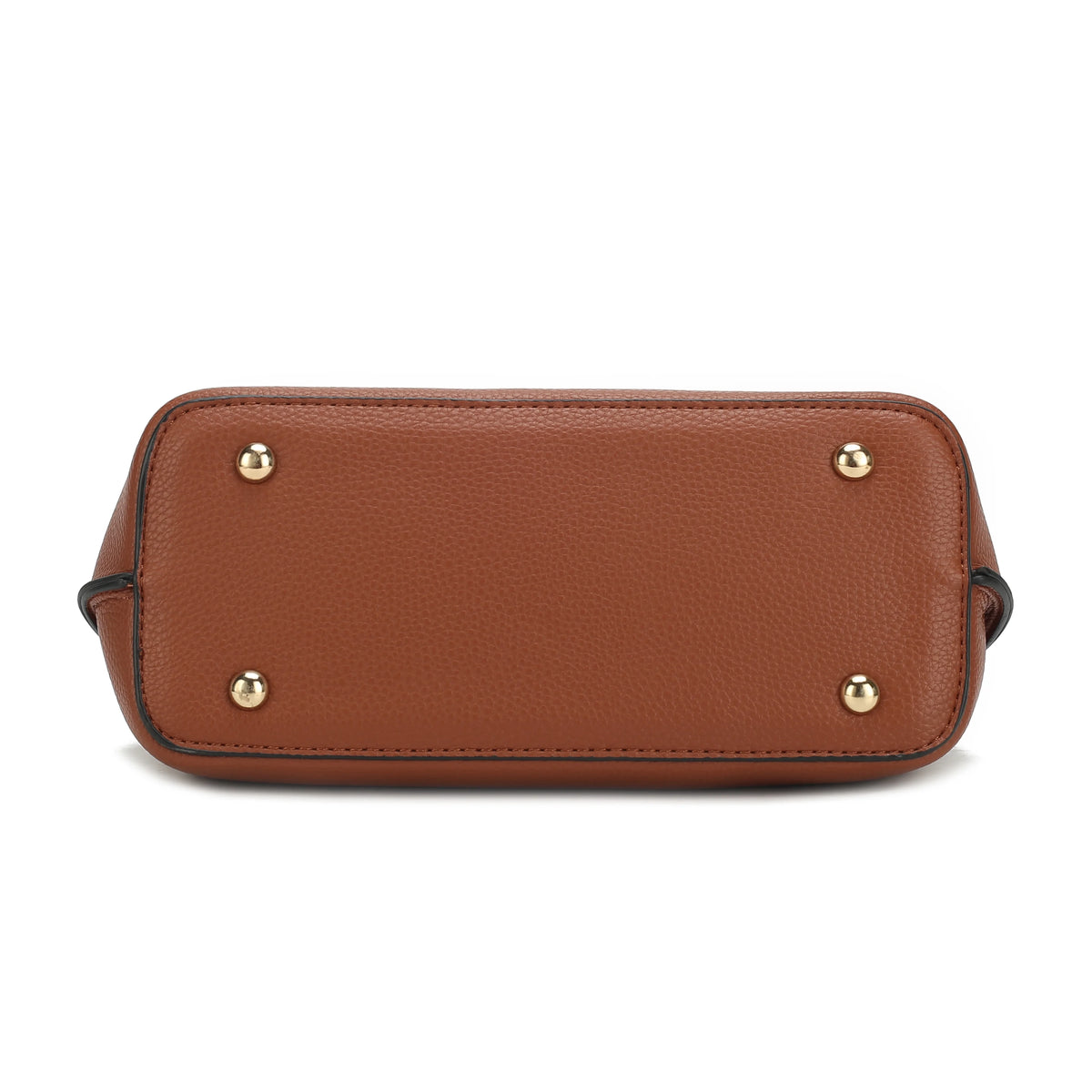 Black Vegan Leather Satchel & Wristlet Wallet E895