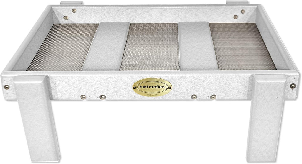 Plastic Platform Ground Bird Feeder Tray (Turf Green) M868