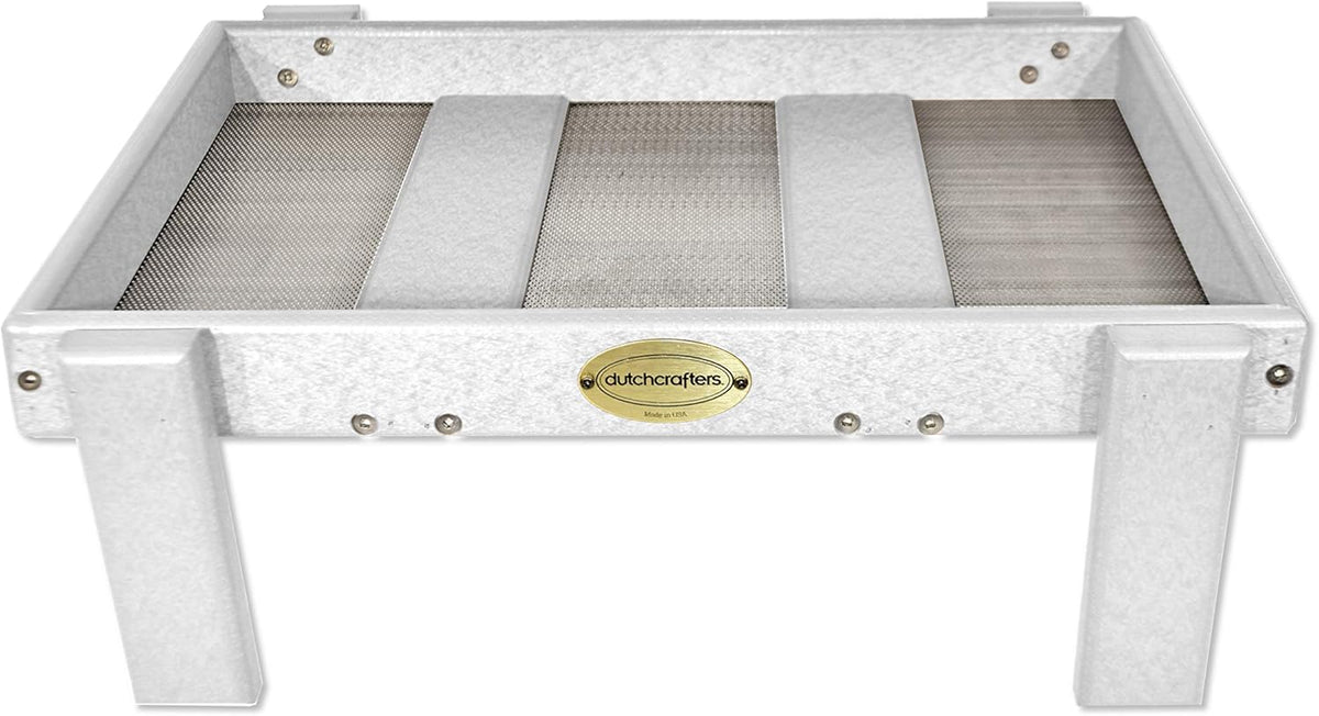 Plastic Platform Ground Bird Feeder Tray (Turf Green) M868
