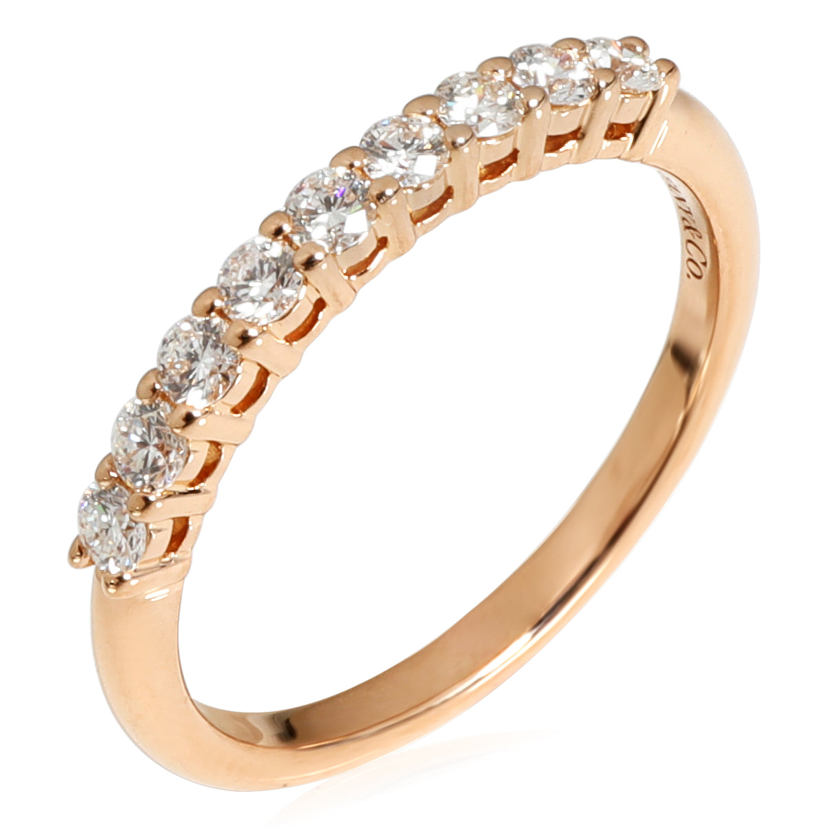 18k Rose Gold Diamond Wedding Band P297030