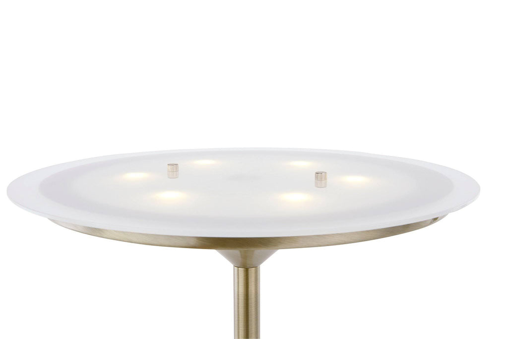 Antique Brass LED Torchiere Z2971