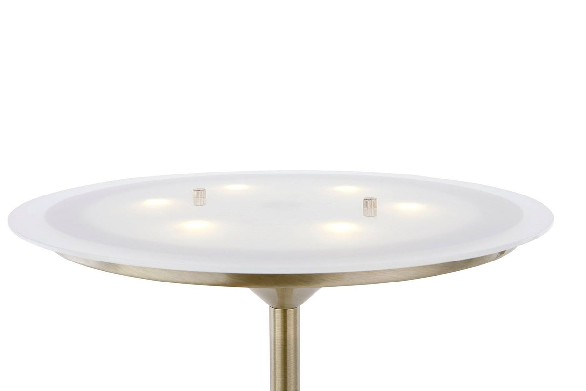Antique Brass LED Torchiere Z2971