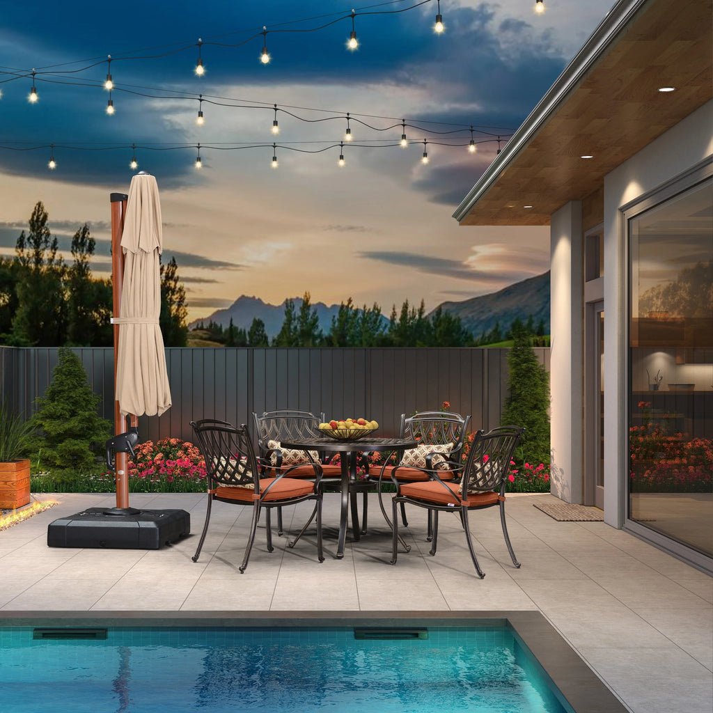 11ft Round Patio Umbrella W175329