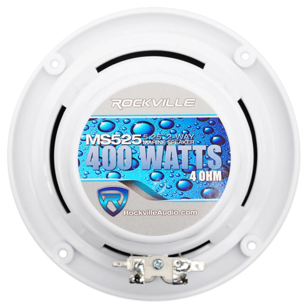 200 Watt Waterproof Marine Boat Speakers 2-Way White V5685