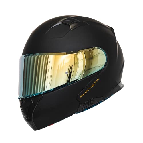 Matte Black Modular Motorcycle Helmet E56569