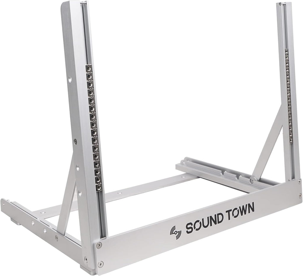 8U Aluminum 2-Post Desktop Open-Frame Rack N75050