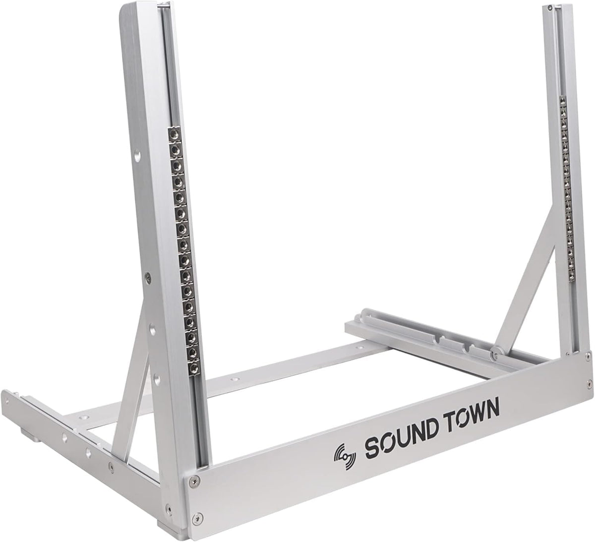 8U Aluminum 2-Post Desktop Open-Frame Rack N75050