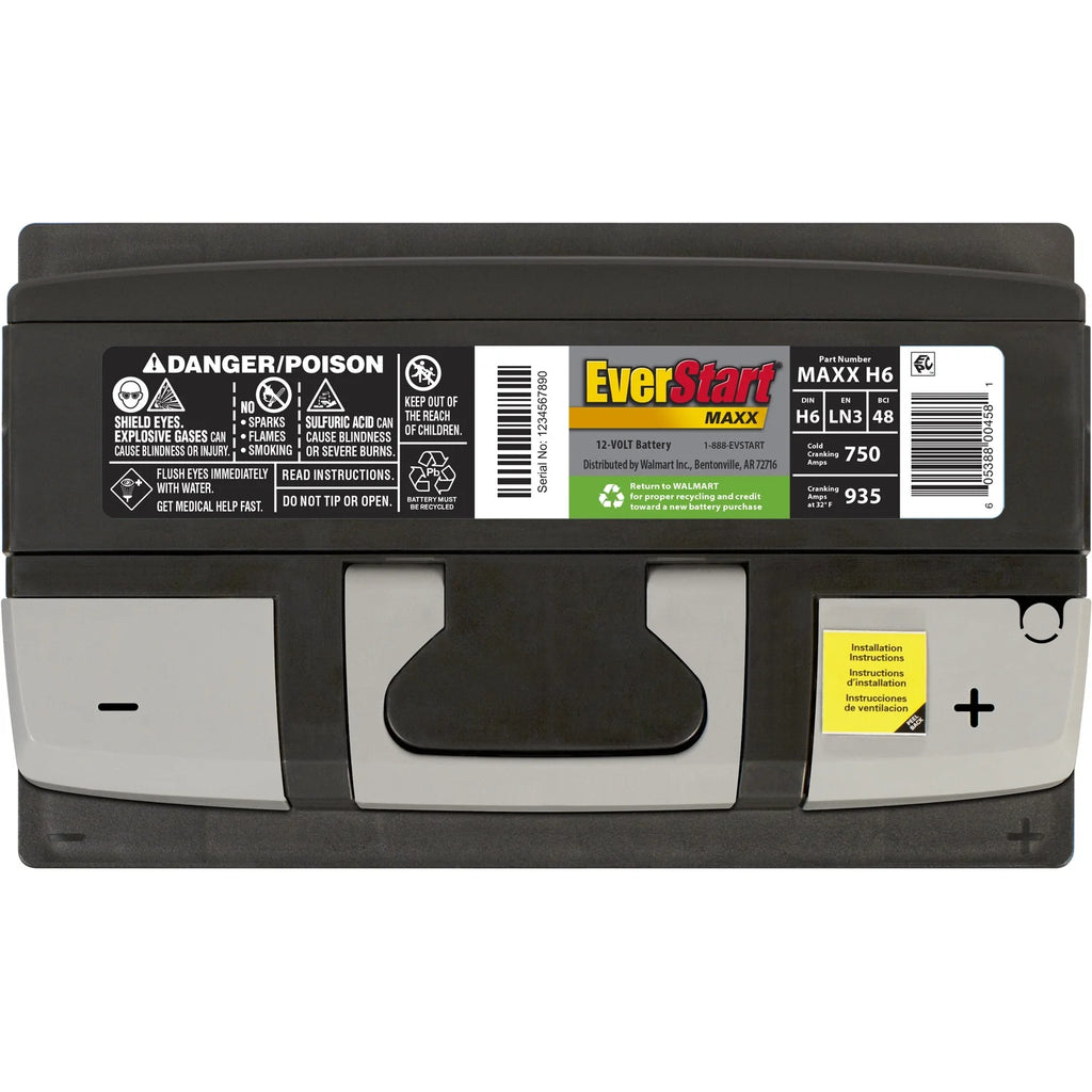 Lead Acid Automotive Battery Group Size H6 12 Volt 750 CCA G2178