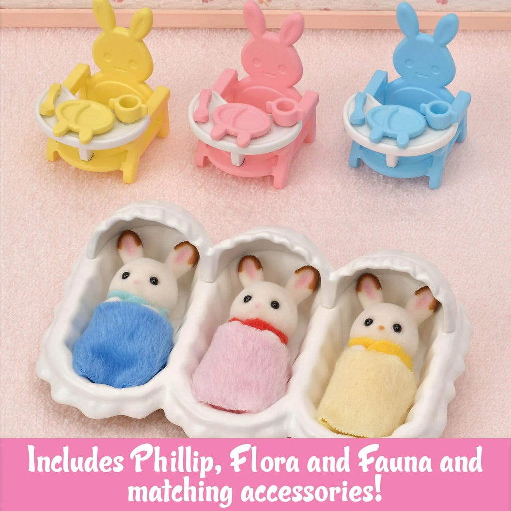 3 Hopscotch Rabbit Figures Dollhouse Playset B437707
